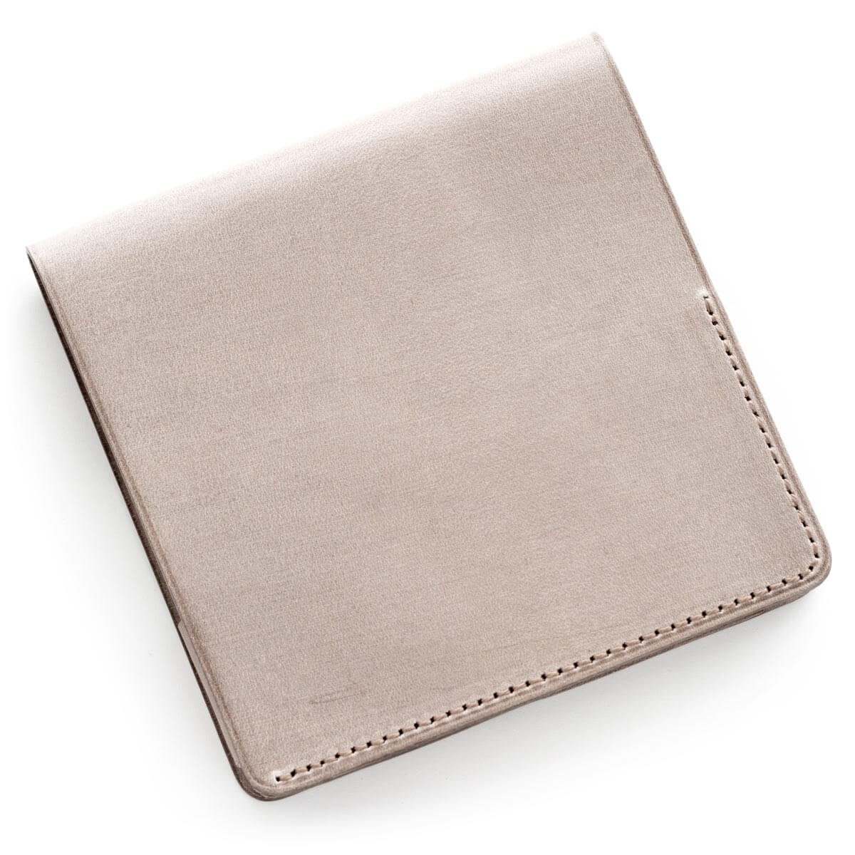 【小さな薄い財布】Hitoe® Fold Aria - Foschia - Greige-左利き